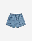 Bobo Choses - baby - Pickles The Dog all over denim short