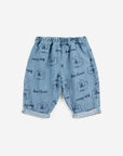 Bobo Choses - baby - Pickles The Dog all over denim pants
