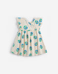 Bobo Choses - baby - Pixel Flowers all over ruffled dress