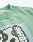 Bobo Choses - baby - van dog sweatshirt - green