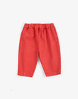 Bobo Choses - baby - since 09 woven pants - red