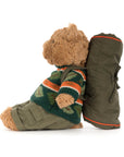 Jellycat - bartholomew bear with hiking outfit