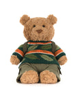 Jellycat - bartholomew bear with hiking outfit