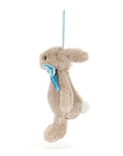 Jellycat - beige bunny decoration