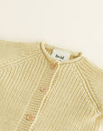 Hvid - wool cardigan - inga - light yellow
