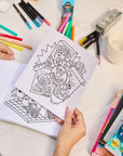 Omy - cozy coloring book - supermarkt
