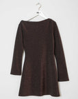 Indee - wrap - lurex short dress - black