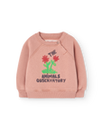 The animals observatory - Jackal baby sweatshirt - coral