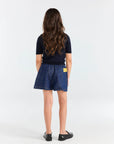 The animals observatory - olingo kids skort - indigo