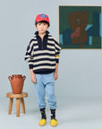 The animals observatory - kids - nilgai sweater - navy