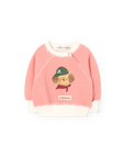 The animals observatory - baby - jackal sweatshirt - raw white