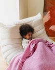 Hvid - Blanket Gaston - cotton candy