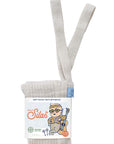 Silly Silas - hippy footed cotton tights - creamy blend