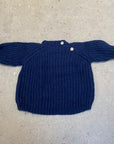 Pequeno tocon - wool sweater - cobalt blue