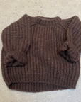Pequeno tocon - wool sweater - brown