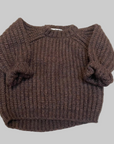 Pequeno tocon - wool sweater - brown