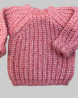 Pequeno tocon - wool sweater - pink melange
