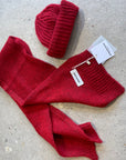 Pequeno tocon - 7024 - chunky wool beanie - red
