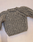 Pequeno tocon - 1076 - wool sweater - grey melange