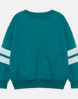 Weekend house kids - city dog sweatshirt - green