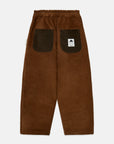 Weekend house kids - pom pom dog corduroy pants - brown