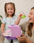 Gobe - lunchbox with snack spinner - grape purple