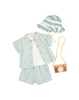 Buho - bb - gingham shirt - aqua