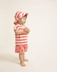 Buho - bb - strawberry swim shorts - soft coral
