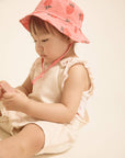 Buho - bb - strawberry bob hat - soft coral