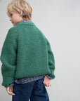 Buho - kids - soft knit jumper - forest green