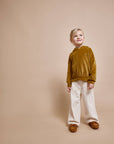Buho - kids - corduroy girly pants - ivory
