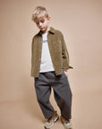 Buho - kids - denim pants - grey