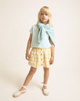 Buho - kids - gingham skirt - sun