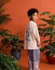 Maison Mangostan - hula t-shirt - offwhite
