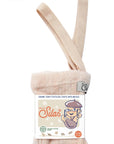 Silly Silas - granny footed cotton tights - silky peach