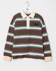 Indee - wales - polo rugby t-shirt - coffee
