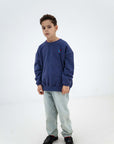 Repose ams - cozy drop sweatshirt - eclipse blue