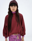 Repose ams - iris sweatshirt - mulberry rocket