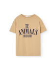 The animals observatory - kids - pupfish t-shirt - soft brown