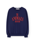 The animals observatory - kids - killifish sweatshirt - deep blue