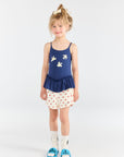 The animals observatory - kids - gardener sweatshorts - raw white