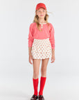 The animals observatory - kids - kiwi skort - raw white