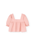 The animals observatory - kids - mandril blouse - soft pink