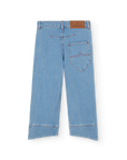 The animals observatory - kids - loon denim pants - soft blue