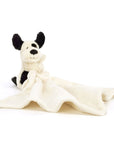 Jellycat - bashful black & cream puppy soother