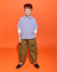 Wynken - day shirt - fine blue stripe