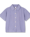 Wynken - day shirt - fine blue stripe