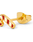 lulu copenhagen - gold plated sugar cane earring - 1pc