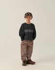 The campamento - kids - washed sweatshirt - grey