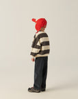 The campamento - kids - stripes sweatshirt - grey